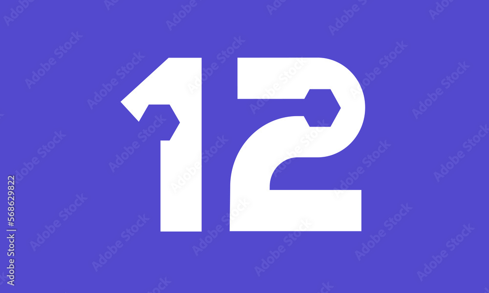 Number Blue Tech Modern Hexagon Logo Number Blue Tech Modern Hexagon Logo