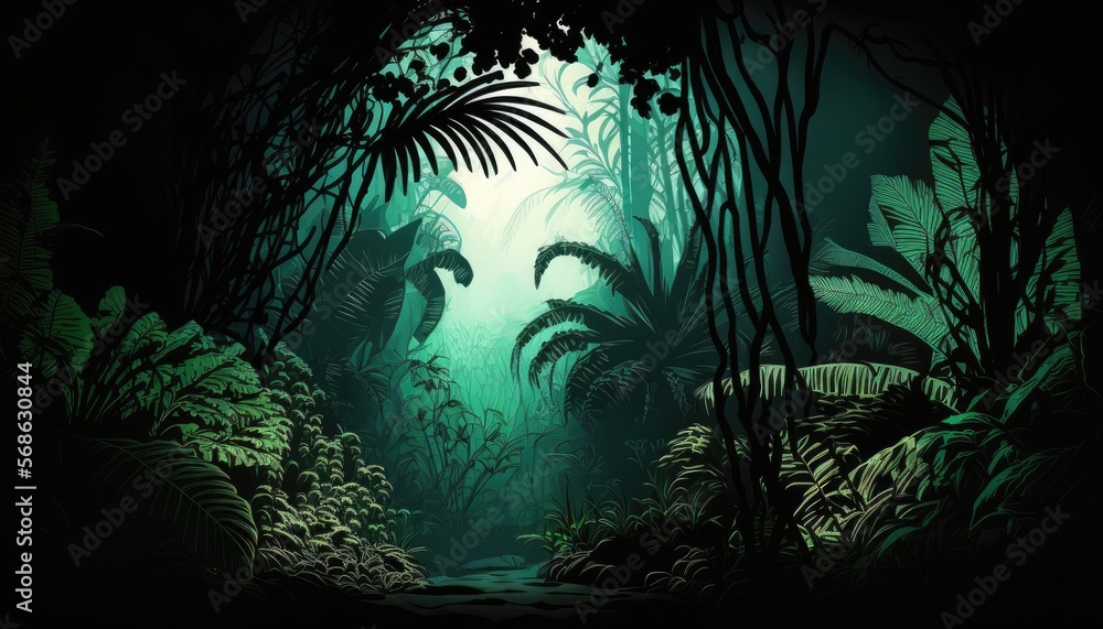 Dark Green Jungle