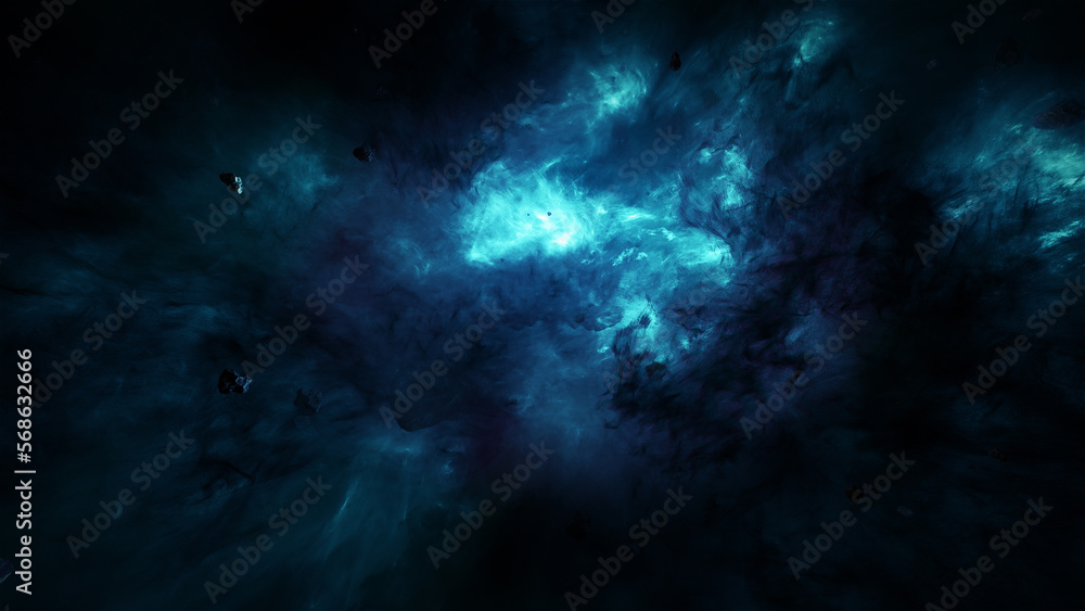 nebula in the space