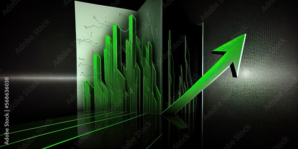 Gain, green arrow, chart, investment, stock exchange, stocks, money, growth planning charts, opportunity, business challenge and strategy, profit target, generated by ai
Gain, green arrow, chart, investment, stock exchange, stocks, money, growth planning charts, opportunity, business challenge and strategy, profit target, generated by ai