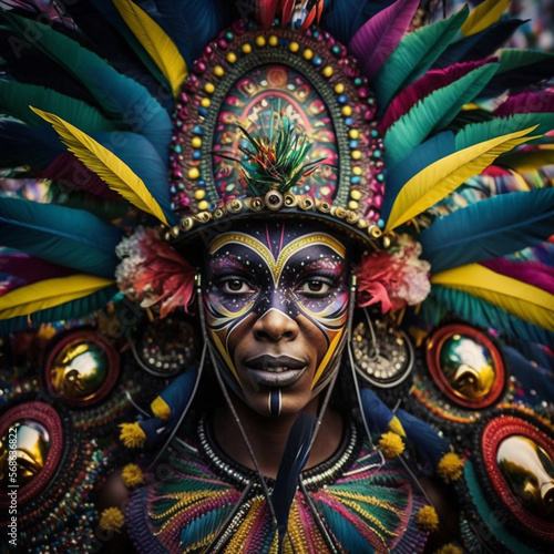 carnival in brazil, excited and happy