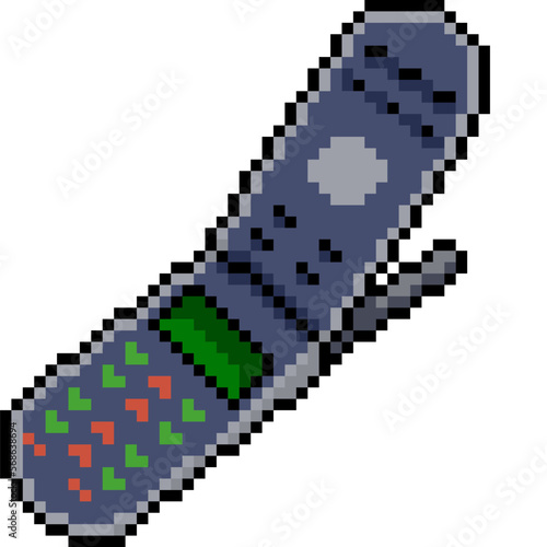 pixel art old mobile phone