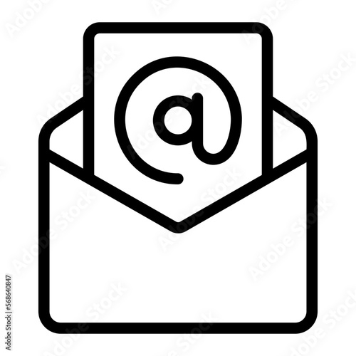 email line icon