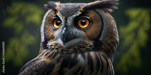 owl portrait detailed © Giulia