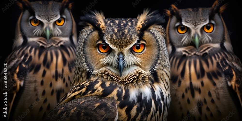owl portrait detailed owl portrait detailed