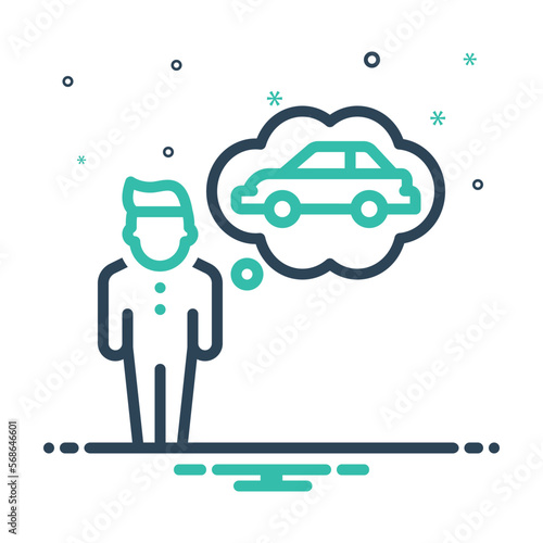 Mix icon for wants