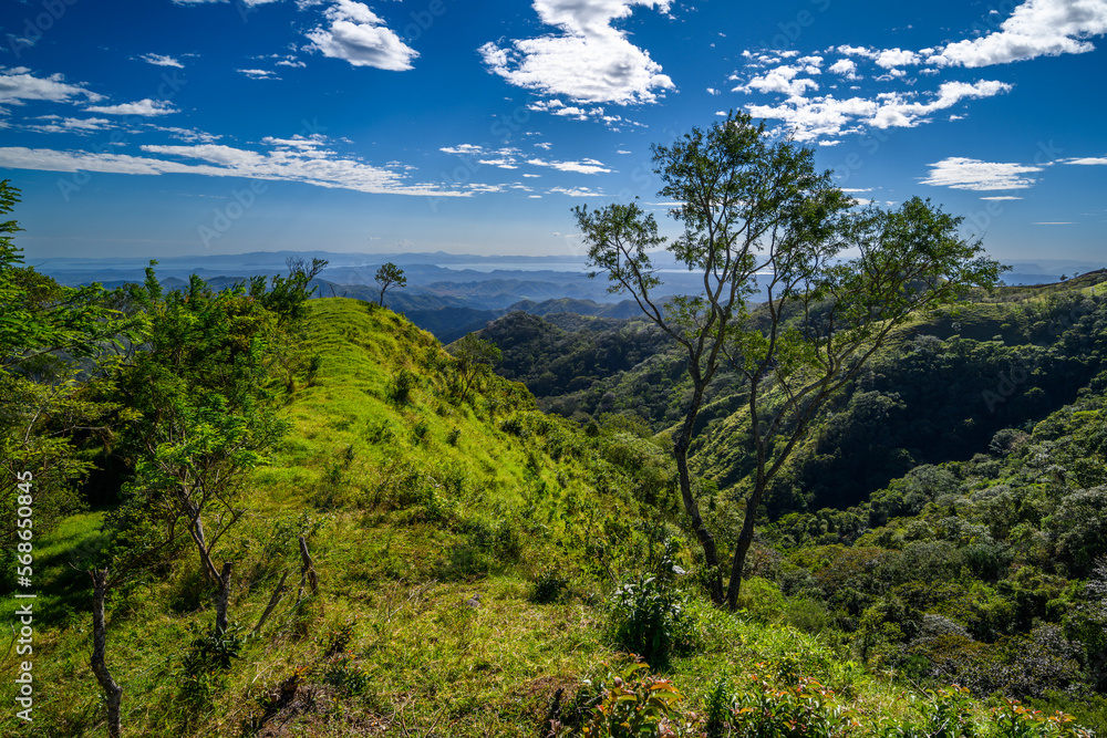 Panoramic view of Lake Arenal, Costa Rica.