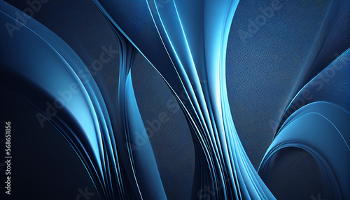 Abstract blue technology background. Generative ai. abstract luxury gradient blue background