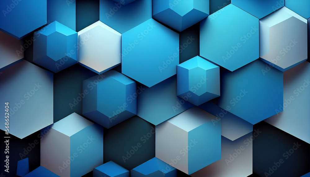 Abstract 3d blue technology background for presentation template. Generative Ai. Abstract blue background poster with dynamic. technology network Abstract 3d blue technology background for presentation template. Generative Ai. Abstract blue background poster with dynamic. technology network