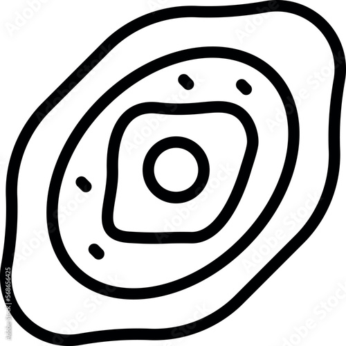 Cheese khachapuri icon outline vector. Bread food. Cuisine meal
