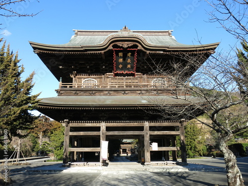 鎌倉市の建長寺にある三門　Kenchoji Temple photo