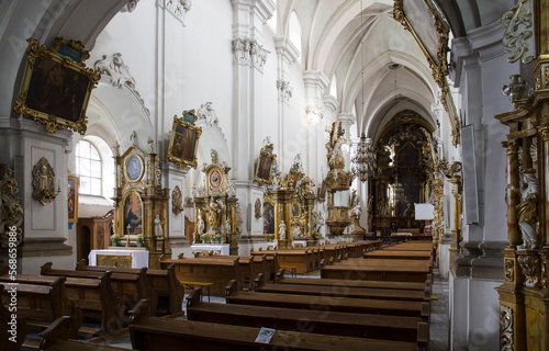 Basilica and Sanctuary of Saint Jadwiga in Trzebnica, Poland.