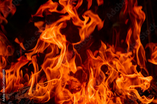 fiery flames background image