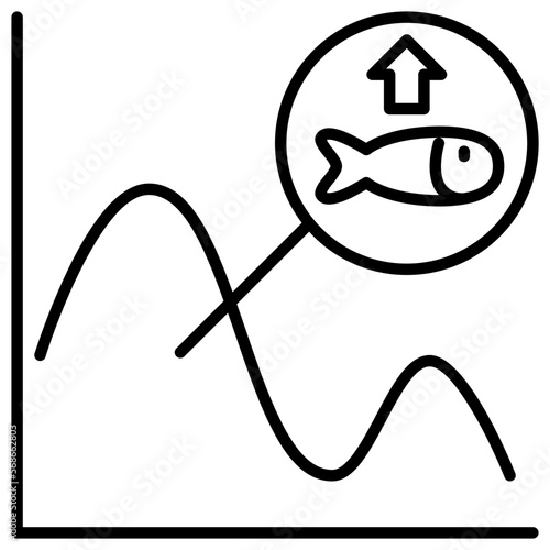 fish line icon