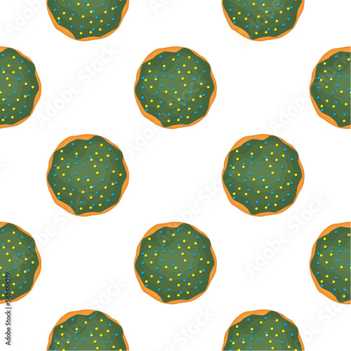 Pattern homemade cookie different taste in pastry biscuit