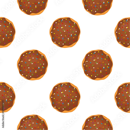 Pattern homemade cookie different taste in pastry biscuit