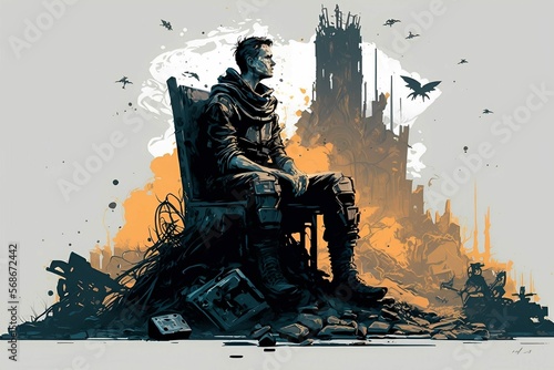 Hopeless Soldier - Post-Apocalyptic City