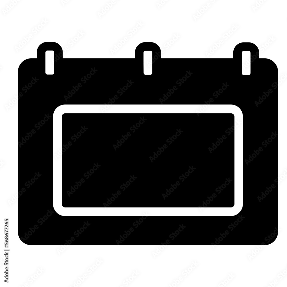 calendar solid icon calendar solid icon