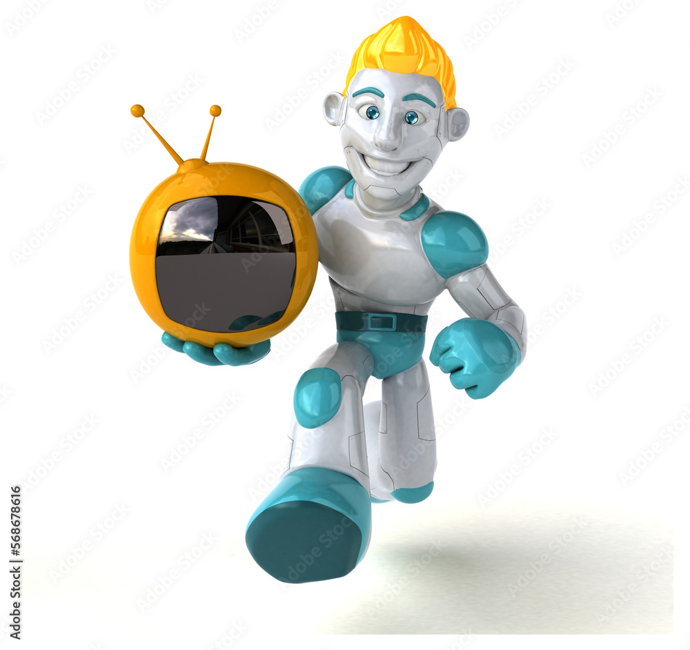Robot - 3D Illustration Robot - 3D Illustration