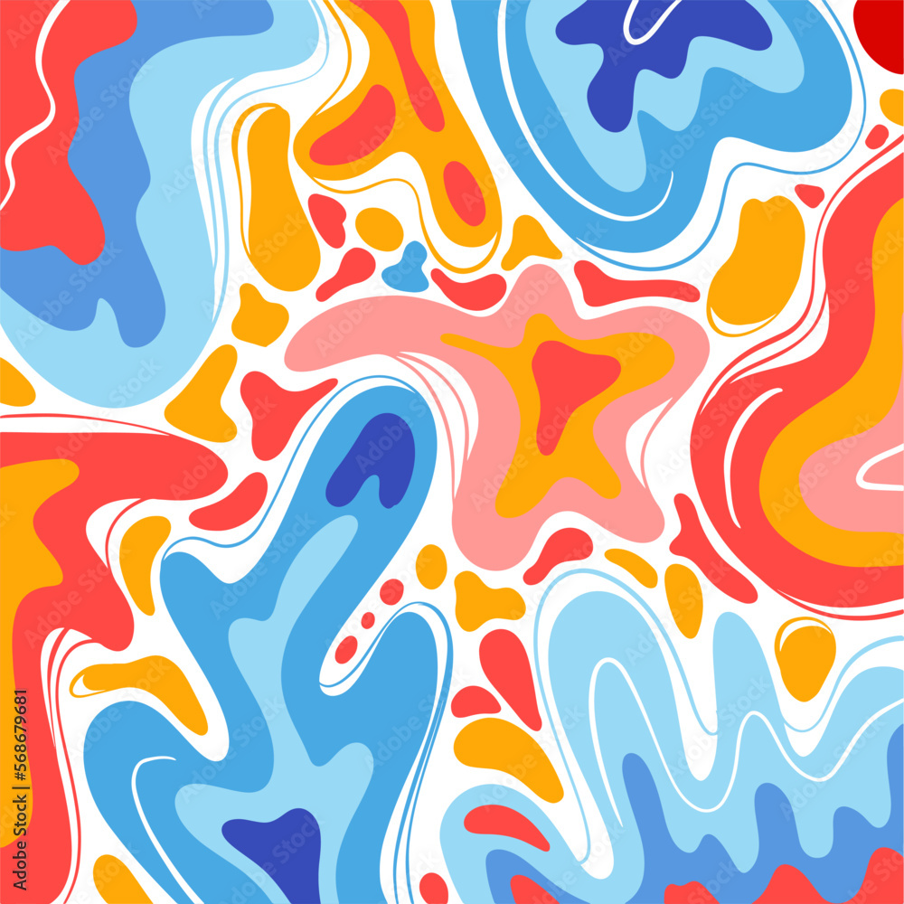 EBRU DESIGN Flat Blurry Abstract Organic Shapes Bright Colors Motif Hand Drawn Fabric Print Textile Background Modern Matisse Style Creative Art Cloth Vector EBRU DESIGN Flat Blurry Abstract Organic Shapes Bright Colors Motif Hand Drawn Fabric Print Textile Background Modern Matisse Style Creative Art Cloth Vector