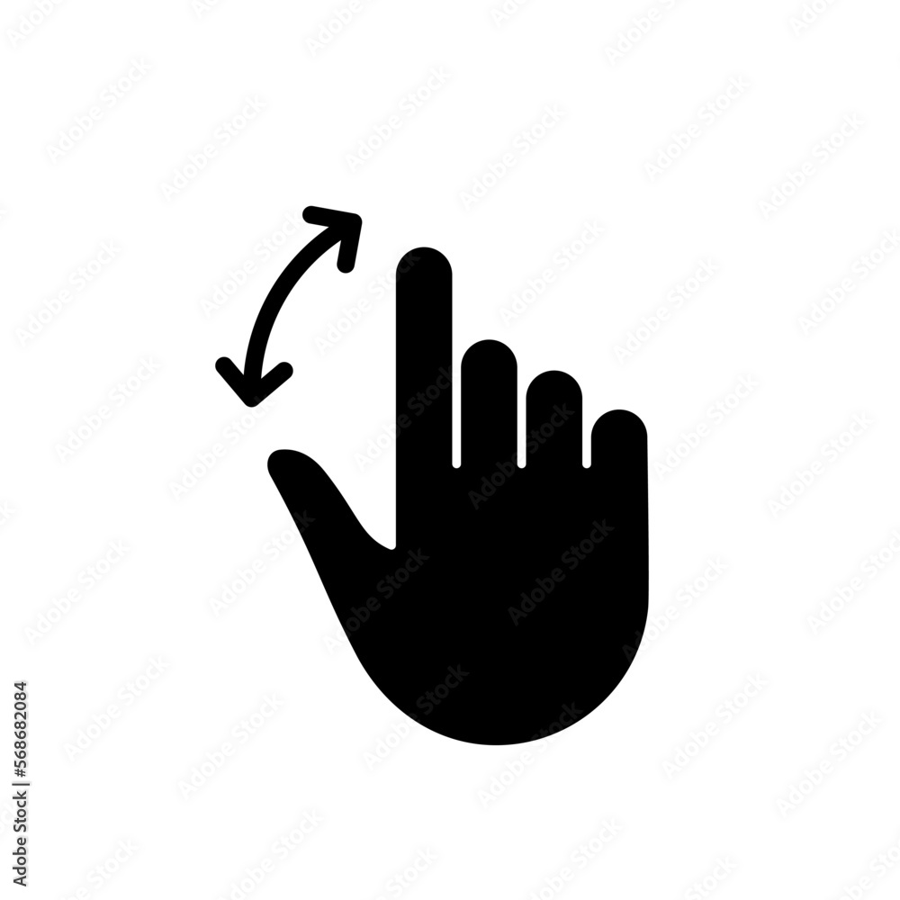Hand Finger Swipe and Drag Up and Down Silhouette Icon. Gesture Slide Down and Up Glyph Pictogram. Pinch Screen, Rotate on Screen Icon. Isolated Vector Illustration Hand Finger Swipe and Drag Up and Down Silhouette Icon. Gesture Slide Down and Up Glyph Pictogram. Pinch Screen, Rotate on Screen Icon. Isolated Vector Illustration
