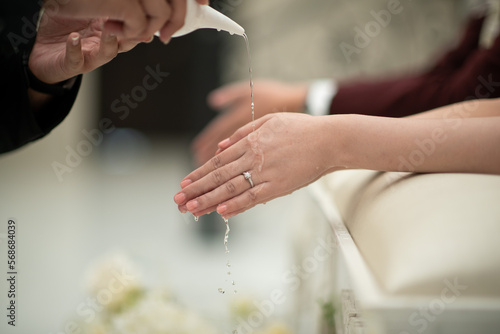 Water Pouring, Thai Traditional Ceremony, Engagement