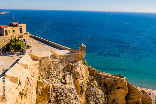 viewpoint castle of saint barbara alicante city view hisoania landmark photo