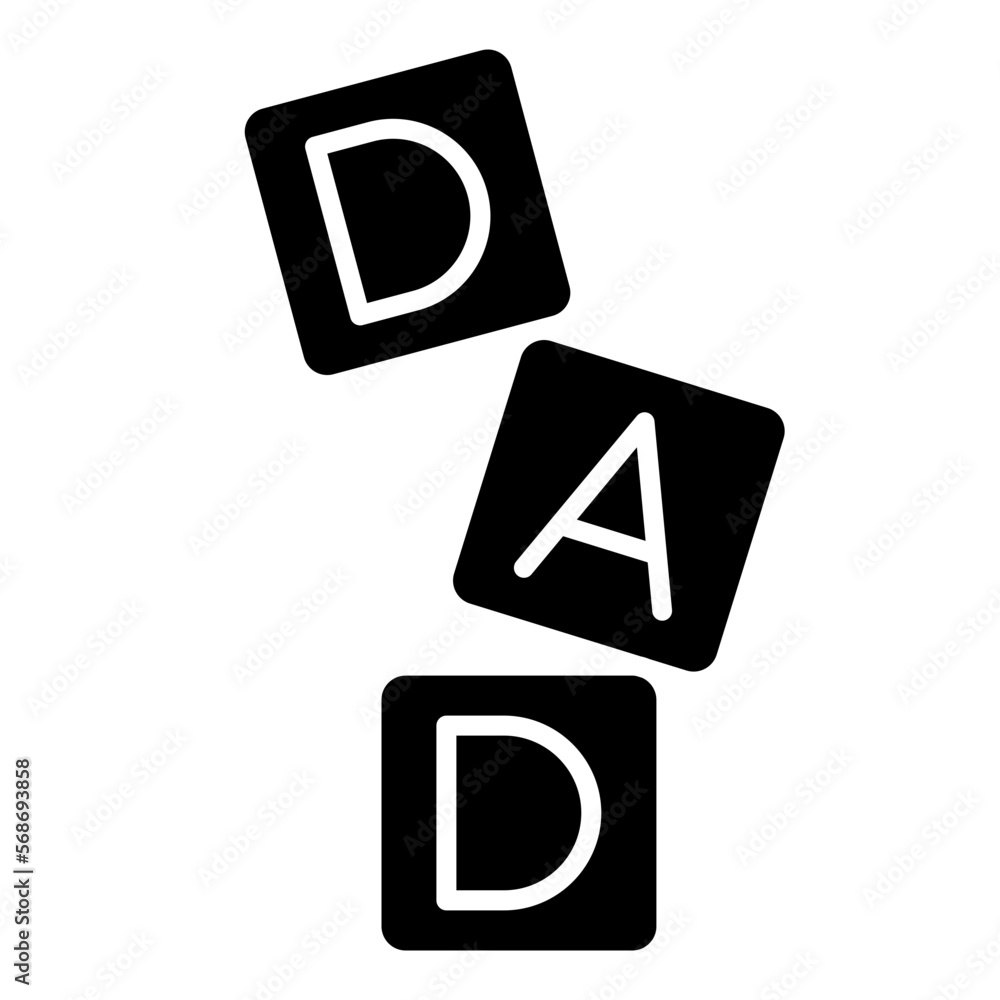 cube dad icon cube dad icon