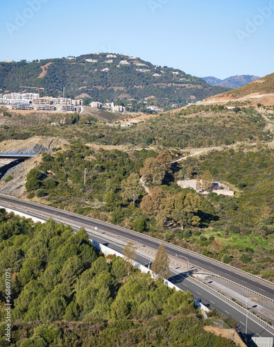 Mediterranean highway, viaduct over Rio Verde in Marbella © Daniel