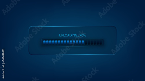 upload progress status bar