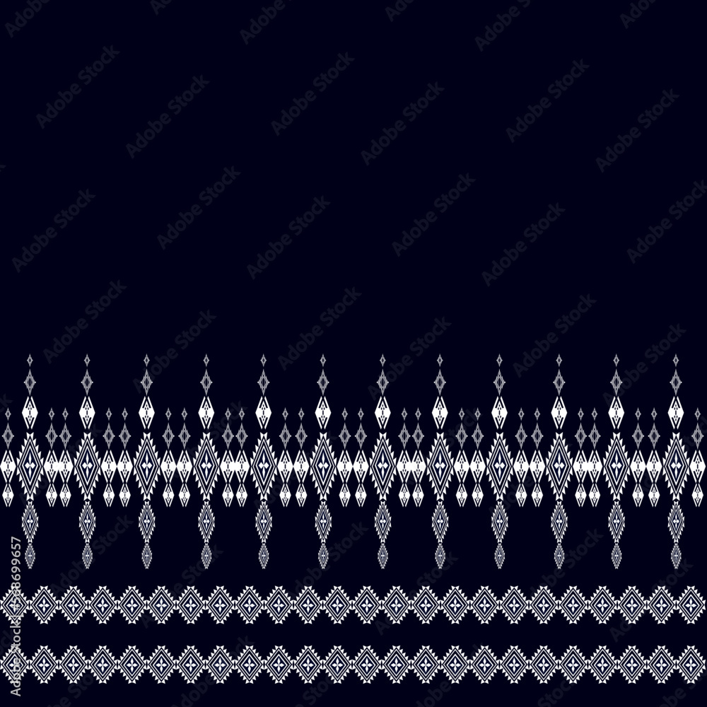Geometric ethnic pattern traditional Design for background,carpet,wallpaper,clothing,wrapping,Batik,fabric,sarong,Vector illustration embroidery style. Geometric ethnic pattern traditional Design for background,carpet,wallpaper,clothing,wrapping,Batik,fabric,sarong,Vector illustration embroidery style.