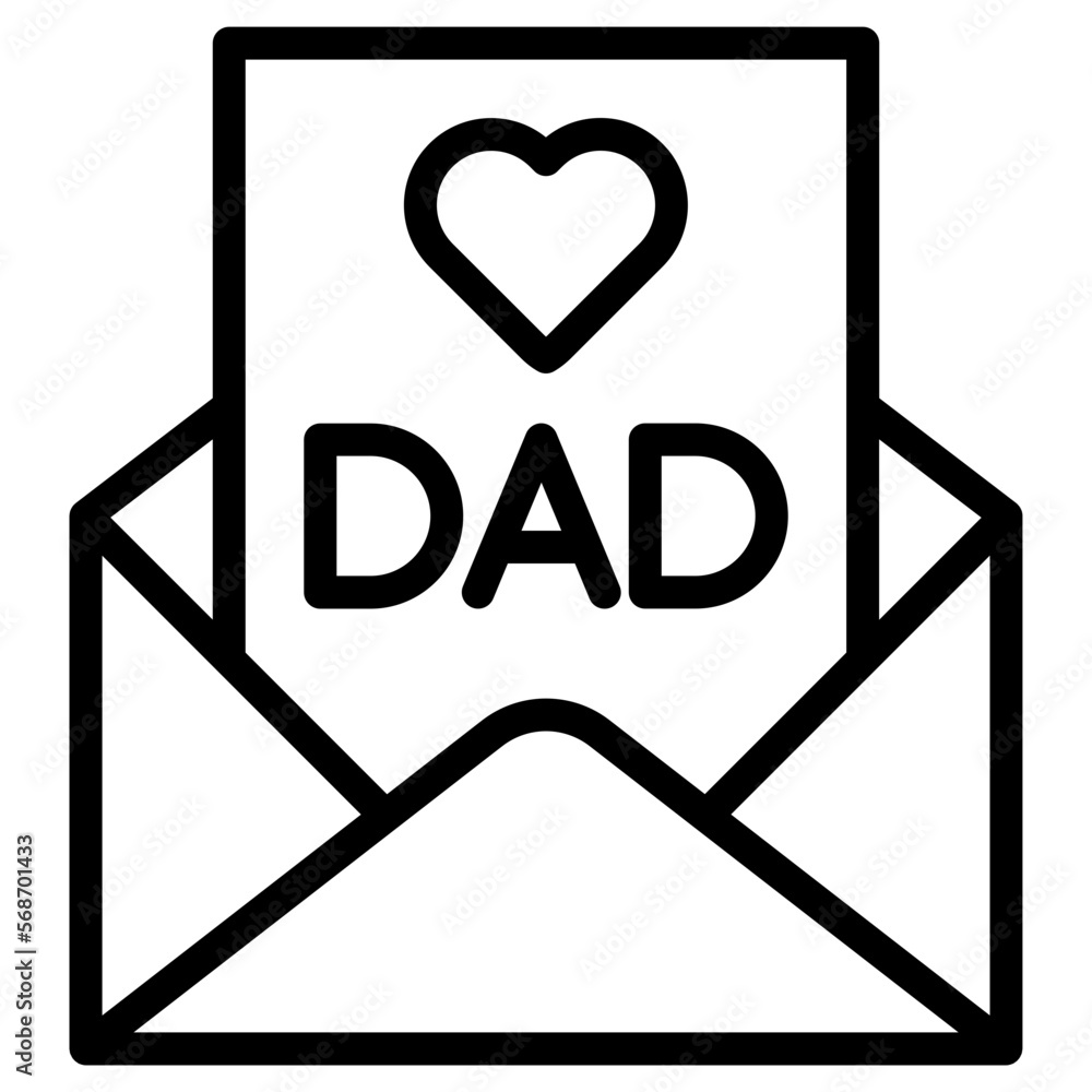 father's envelope icon father's envelope icon