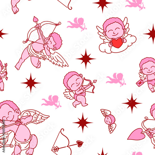 Valentine Baby Cupid Pattern