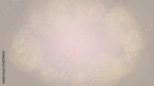 Abstract Vector Pink Background with Silver and White Light Spots. Magic Shiny Pastel Print. Baby Print. Romantic Bokeh Blurred Page Design for St' Valentines Day.  Gentle Stardust Pattern.