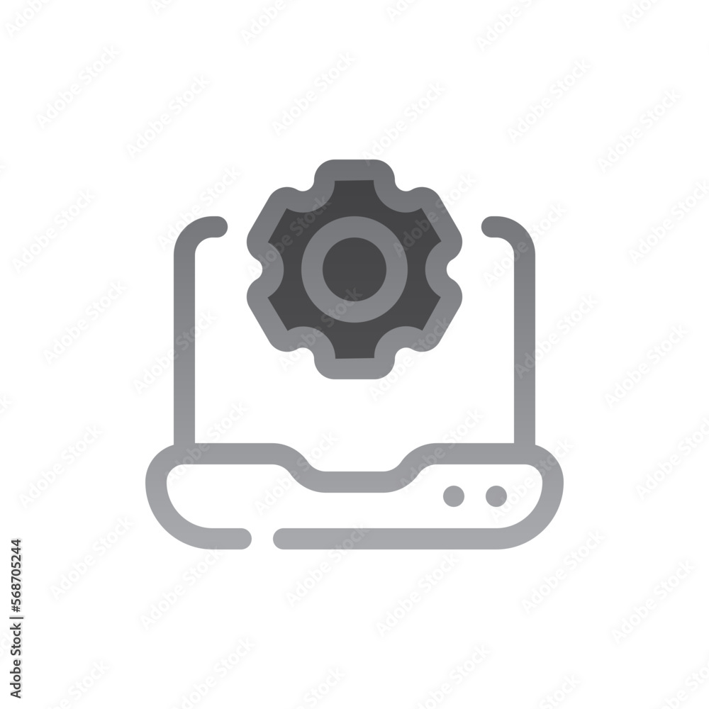 web development two tone gradient icon web development two tone gradient icon
