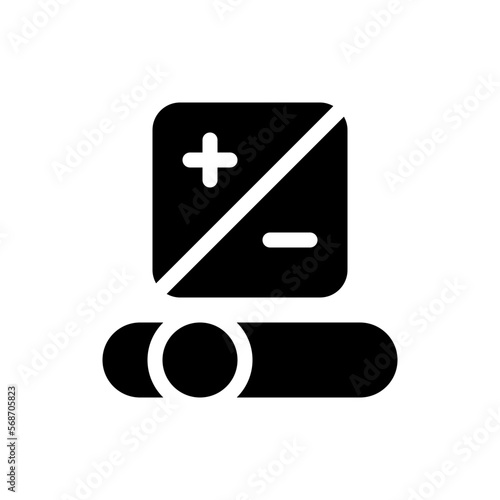 contrast glyph icon