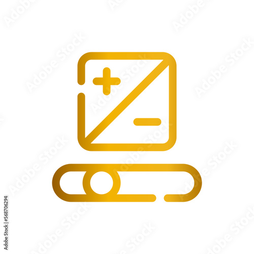 contrast gradient icon