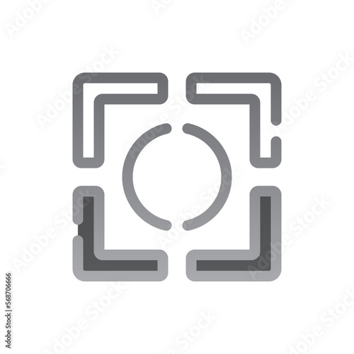 metering two tone gradient icon