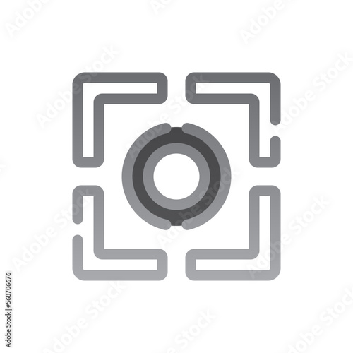 metering two tone gradient icon
