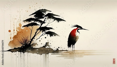 Beautiful Japanese art, ai art