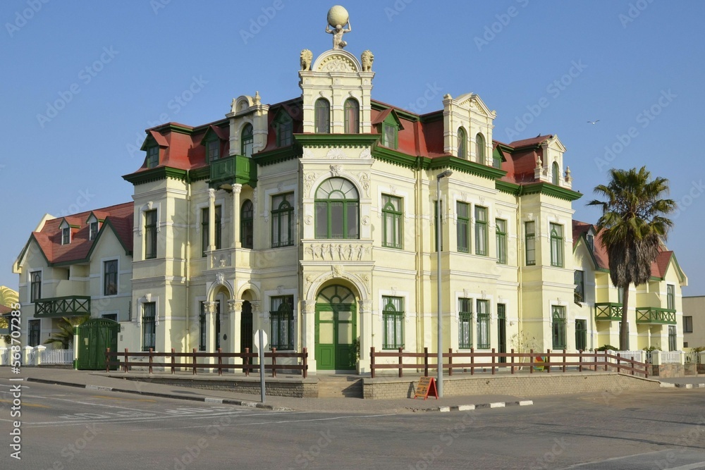 Hohenzollernhaus, colonial-Style building, Namibia