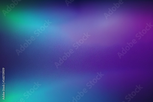 abstract blue purple green color gradient grainy texture background, generative ai