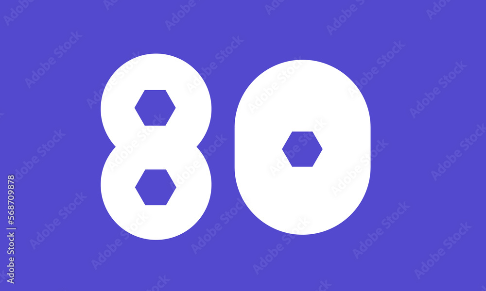 Number Blue Tech Modern Hexagon Logo Number Blue Tech Modern Hexagon Logo