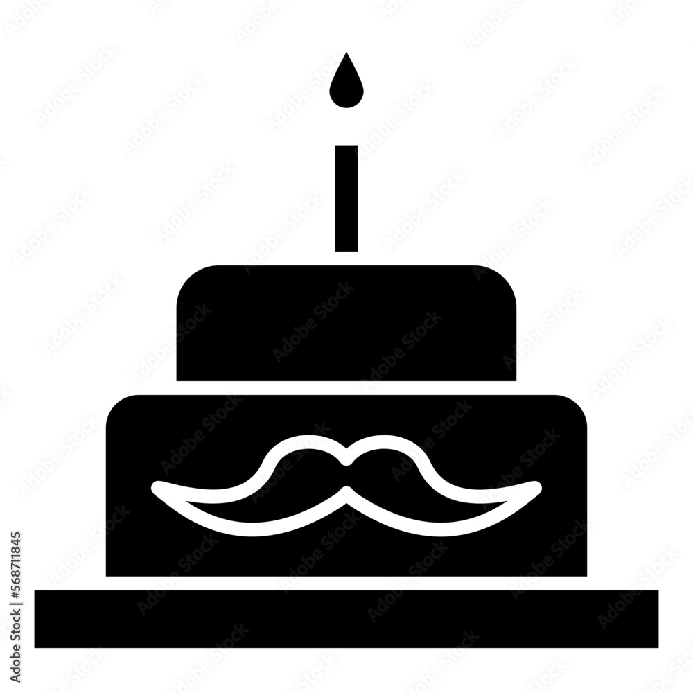 father's day cake icon