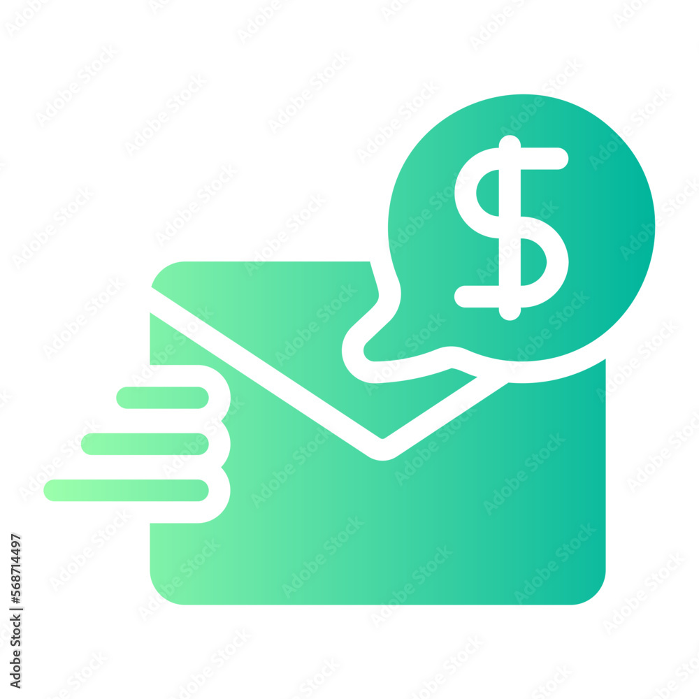 send money gradient icon send money gradient icon