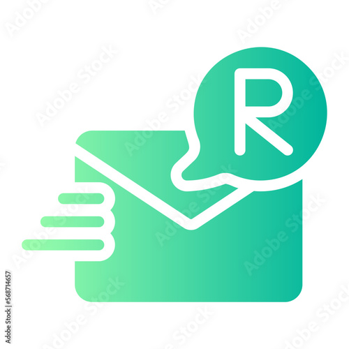 send money gradient icon