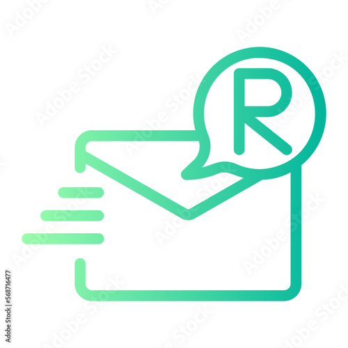 send money gradient icon