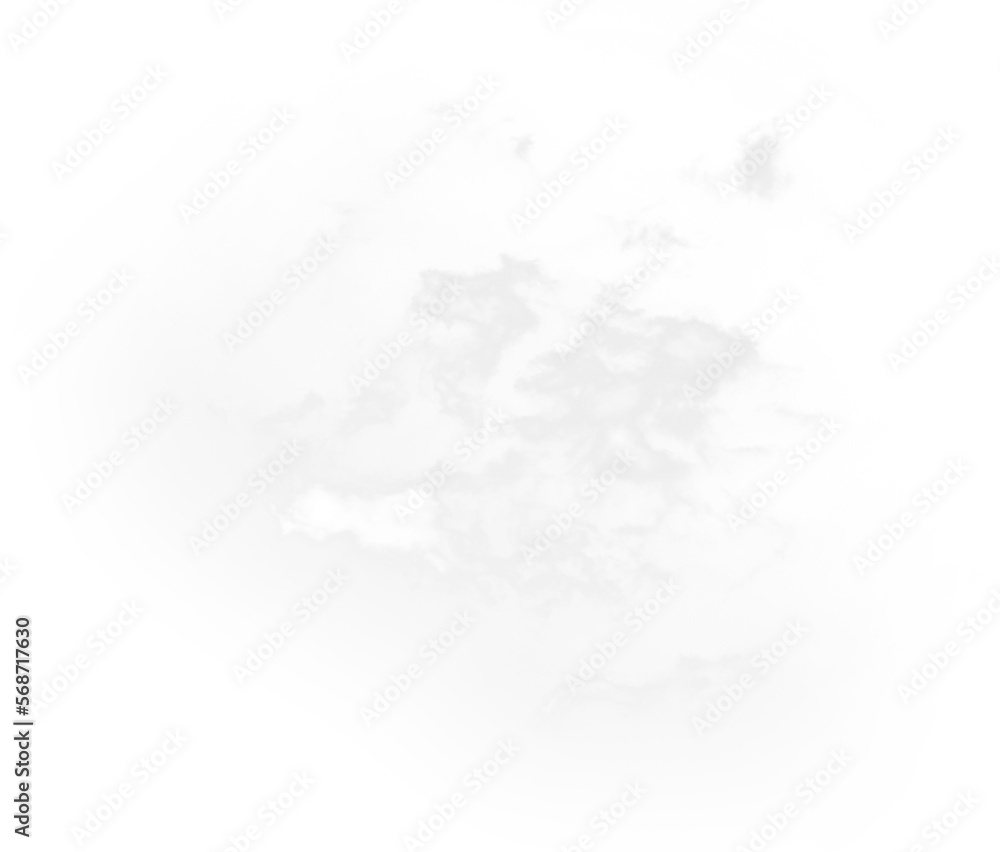 Obraz premium Isolated PNG cutout of a cloud on a transparent background, ideal for photobashing, matte-painting, concept art 