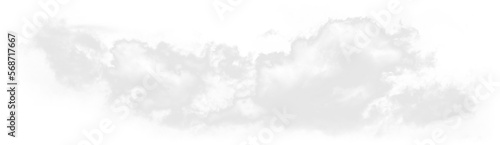 Isolated PNG cutout of a cloud on a transparent background, ideal for photobashing, matte-painting, concept art 