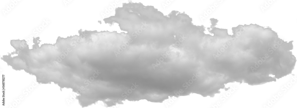 Isolated PNG cutout of a cloud on a transparent background, ideal for ...